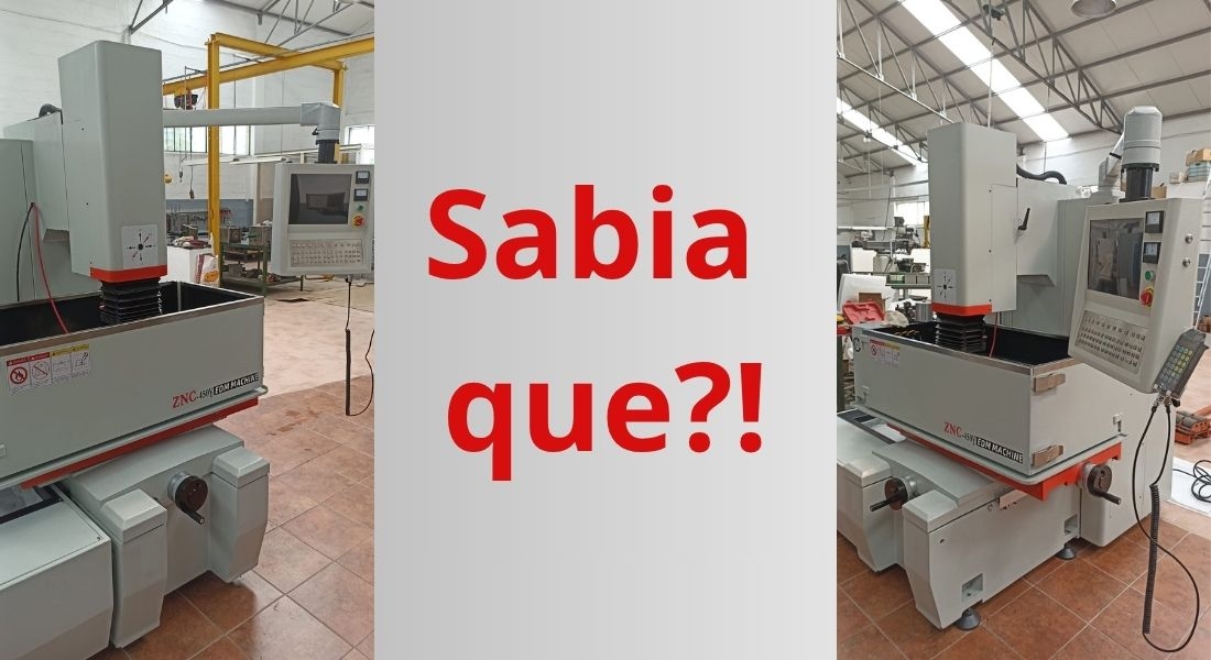 SABIA QUE  a eletroerosão consegue erodir materiais extremamente duros sem contato físico?!